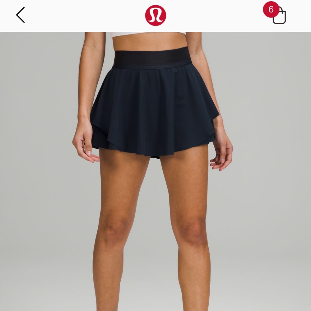court rival HR lululemon tennis skirt !!